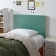 preview thumbnail 5 of 19, Rainha - Memory Foam Cushioned Velvet Dorm Headboard