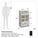 preview thumbnail 9 of 22, Ameriwood Home Cantell 1 Drawer Storage Tower
