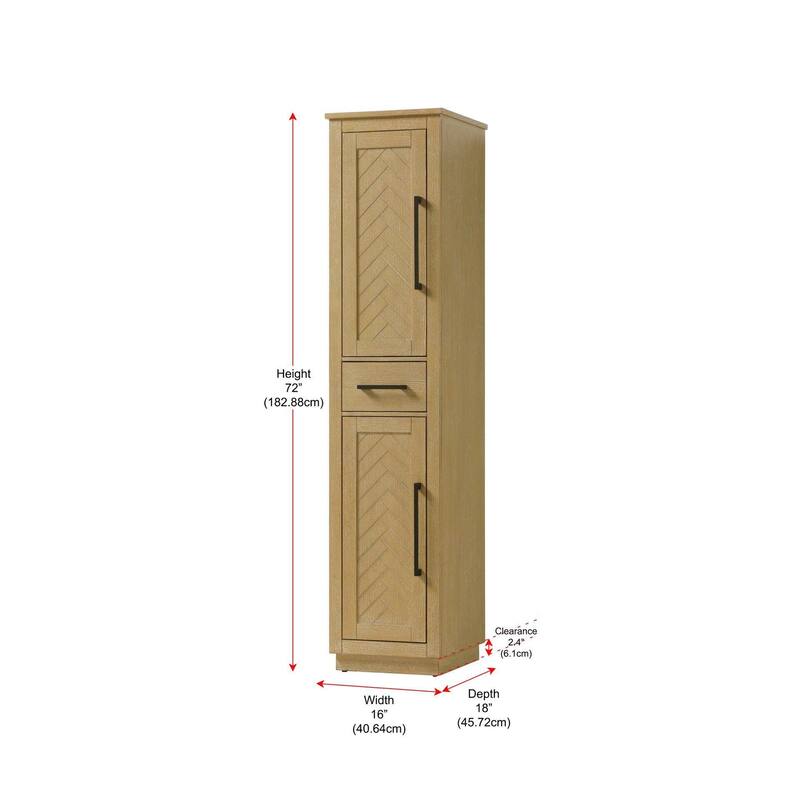 Raphael Bath Storage Cabinet (16-28 In.)