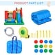 preview thumbnail 5 of 8, Outsunny 6-in-1 Kids Inflatable Bounce House Jumping Castle with Slide, Water Pool, & Climbing Wall, Inflator Included