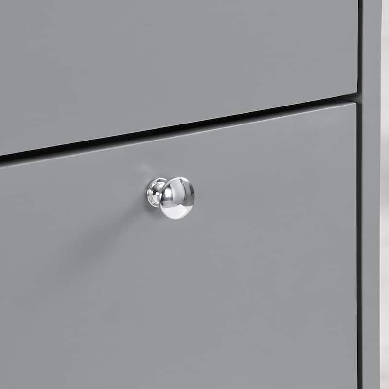 Sleek Narrow Shoe Cabinet with Adjustable Shelves & 3 Flip Drawers, Wood Grain Finish for Entryway Storage