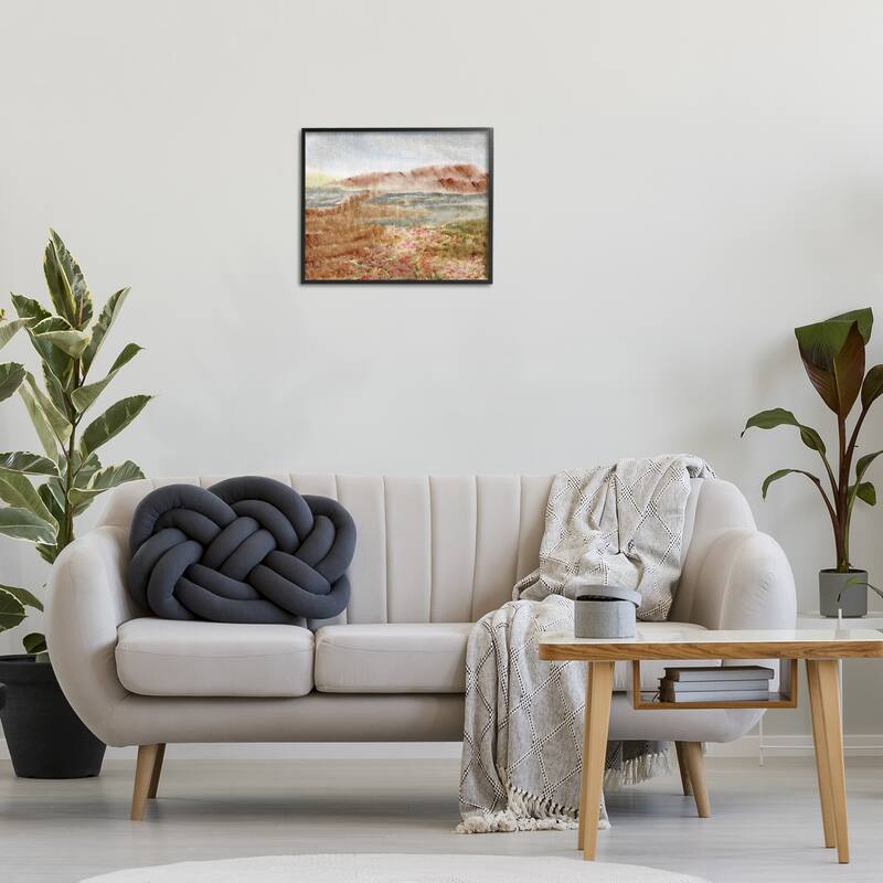 Stupell Vast Earthy Desert View Framed Giclee Art Design By Nikita Jariwala