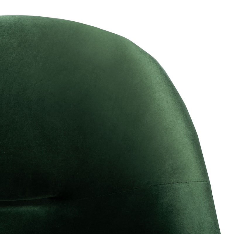 SAFAVIEH Yukiko Glam Velvet Accent Chair - 26.3" W x 31.8" L x 34" H - 26Wx32Dx34H