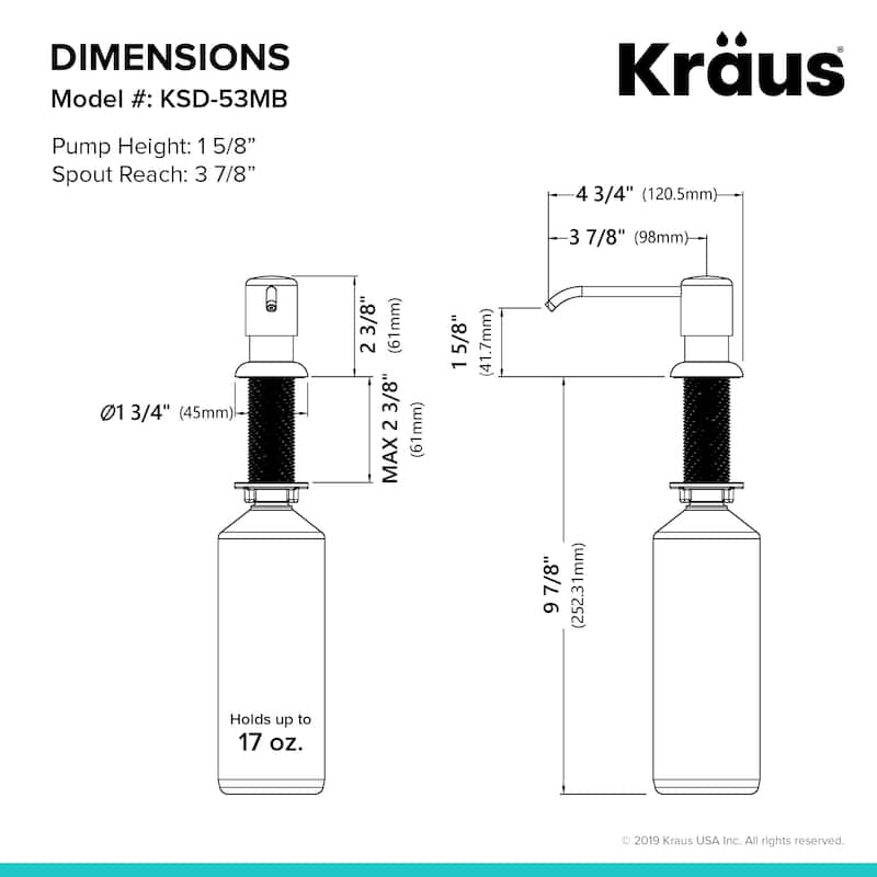 Kraus Kitchen Soap Dispenser