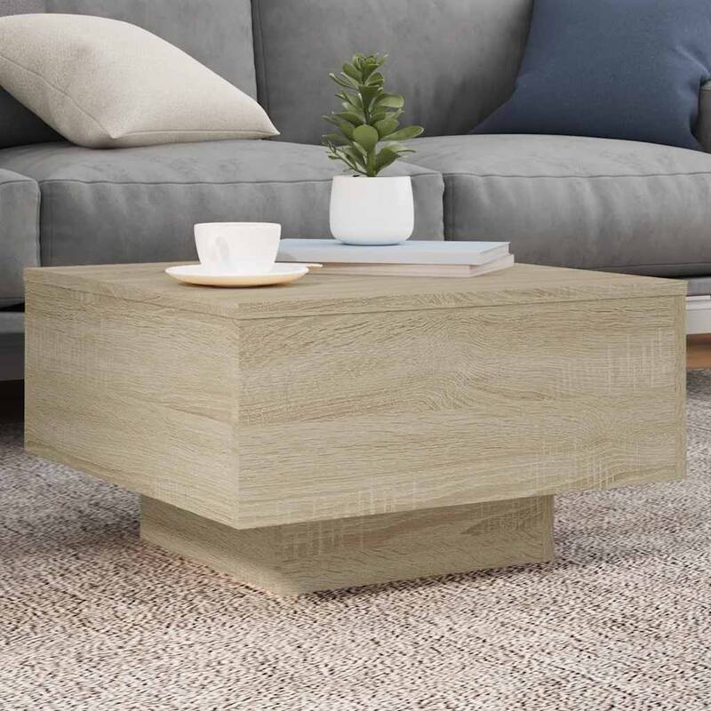 vidaXL Coffee Table Engineered Wood 33.5 x 21.7 x 12.2 in - Brown (1)
