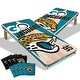 preview thumbnail 1 of 5, Jacksonville Jaguars NFL 2x4 Cornhole Board Set Include Carrying Case