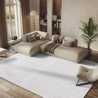SAFAVIEH Cloud Shag Liljeta Modern Abstract 2-inch Thick Rug