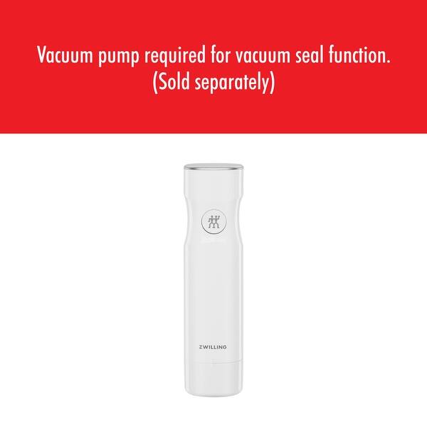 ZWILLING Enfinigy Vacuum Lid for Personal Blender Jar Bed Bath