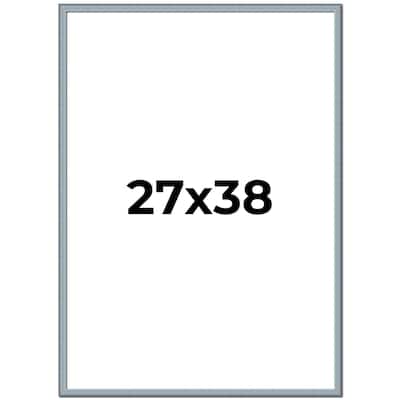 27x38 Frame Rustic Sky Blue Solid Wood Picture Frame | 0.75 Inch