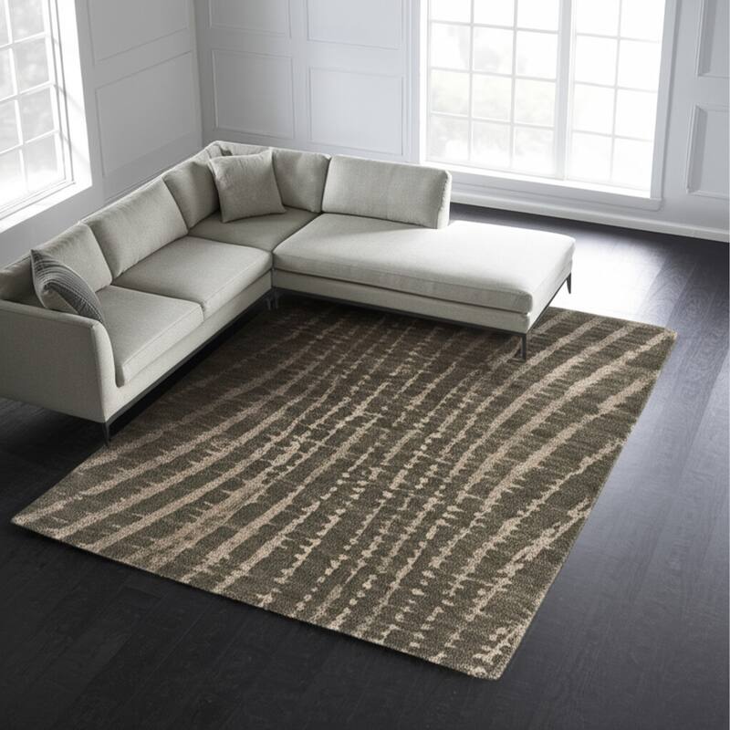 HomeRoots Abstract Industrial Rectangle Area Rug - 180.00 in. x 144.00 in.  x 1.00 in.