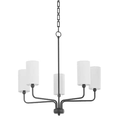 Quorum International 698-5 Charlotte 5 Light 27" Wide Chandelier