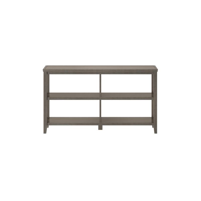 60-Inch High 4-Tier Open Bookcase with Dark Brown Shelves and Silver Metal Frame for Modern Storage - 53.875