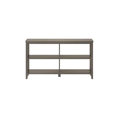 60-Inch High 4-Tier Open Bookcase with Dark Brown Shelves and Silver Metal Frame for Modern Storage - 53.875