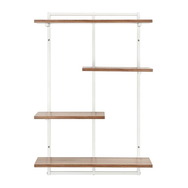 Rhodes 4 Tier Modern Floating Windowsill Wall Shelf