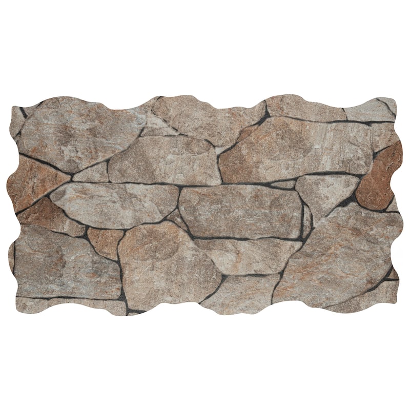 Merola Tile Andorra Beige 10-3/8" x 18-3/4" Ceramic Wall Tile
