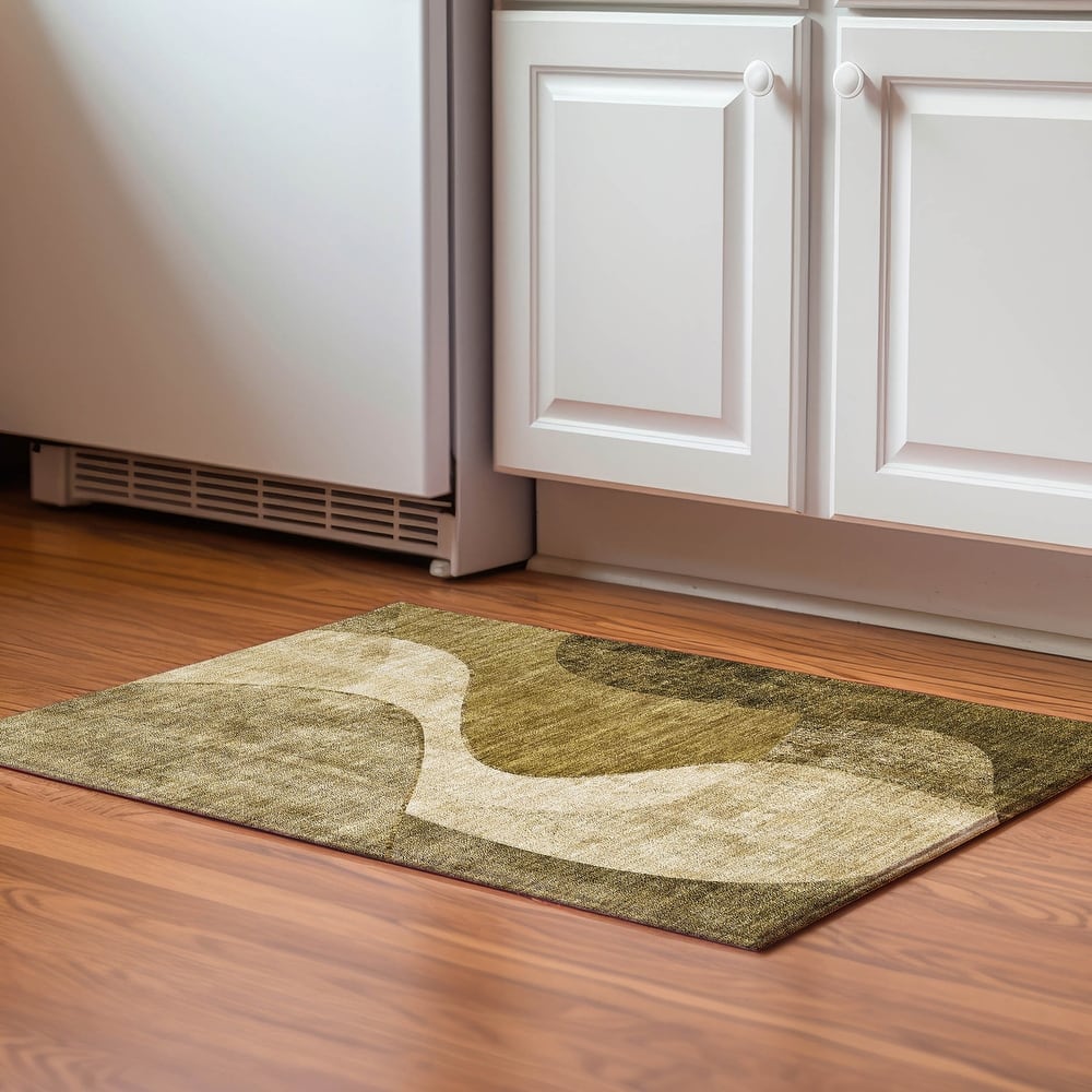 Premium Washable Super Soft Abstract Glam Mayfield Rug