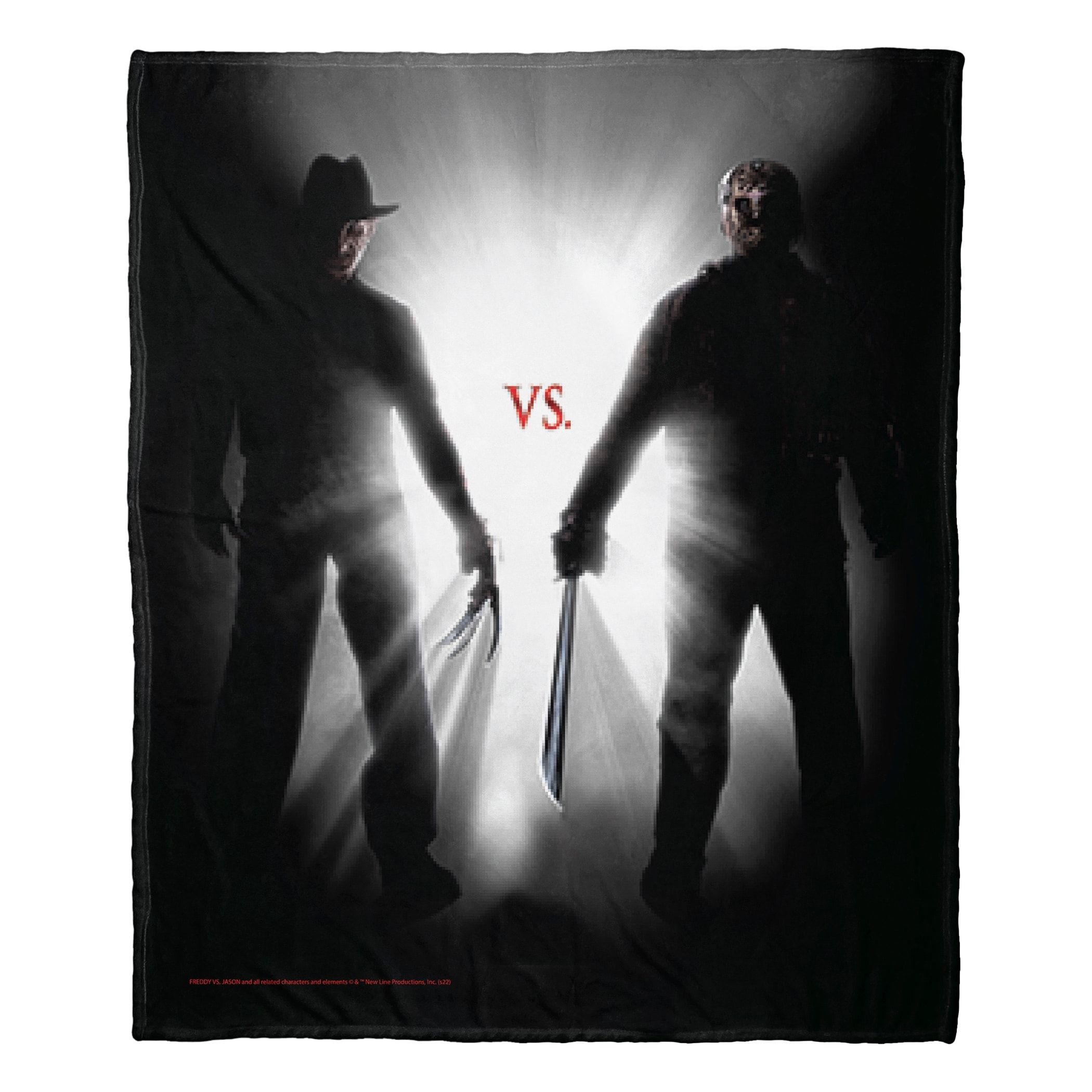 Warner Brothers Freddy vs Jason Ultimate Slasher Throwdown Silk Touch Throw Blanket