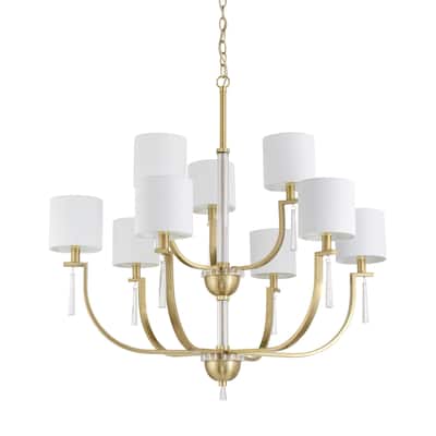 Craftmade 58229 Fortuna 9 Light 34" Wide Chandelier