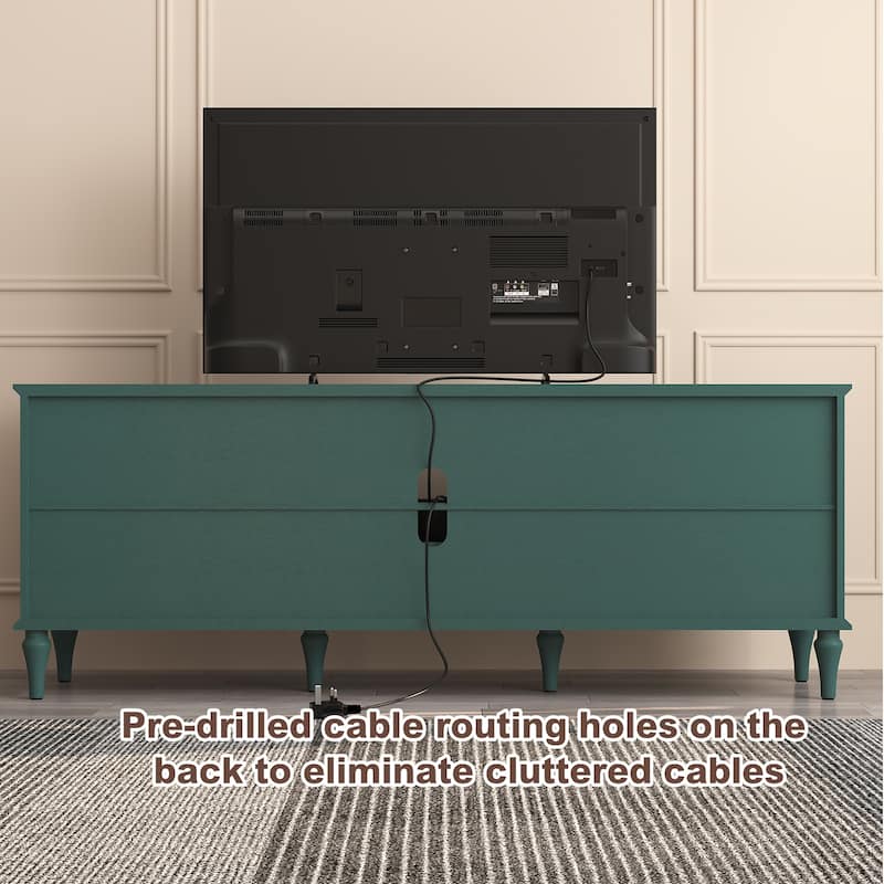 67" Mid-Century TV Stand for TVs up to 75"