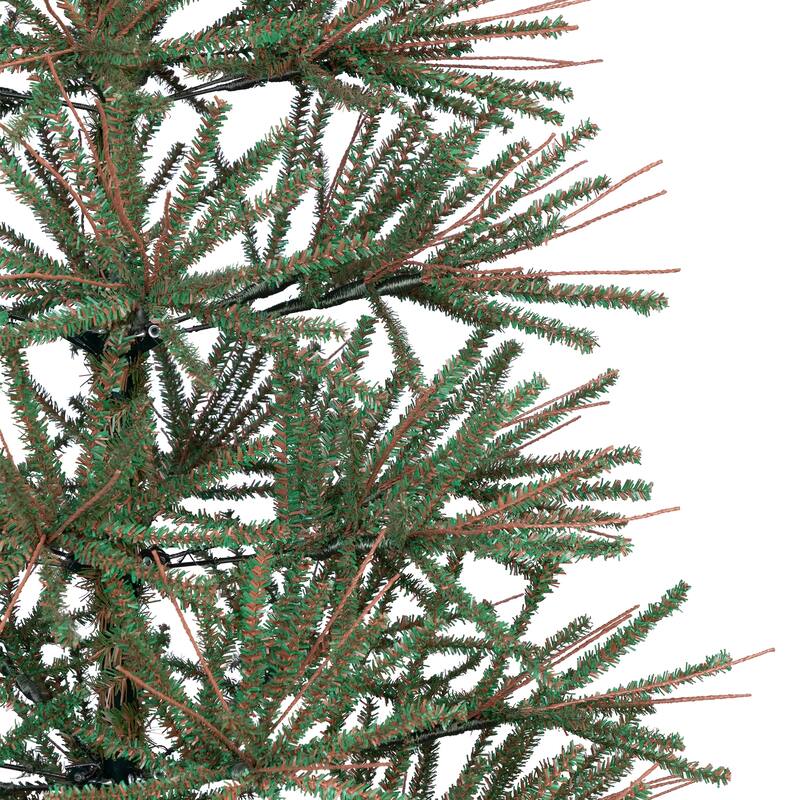 Medium Two-Tone Warsaw Twig Artificial Christmas Tree - 6' - Unlit - 6 Foot