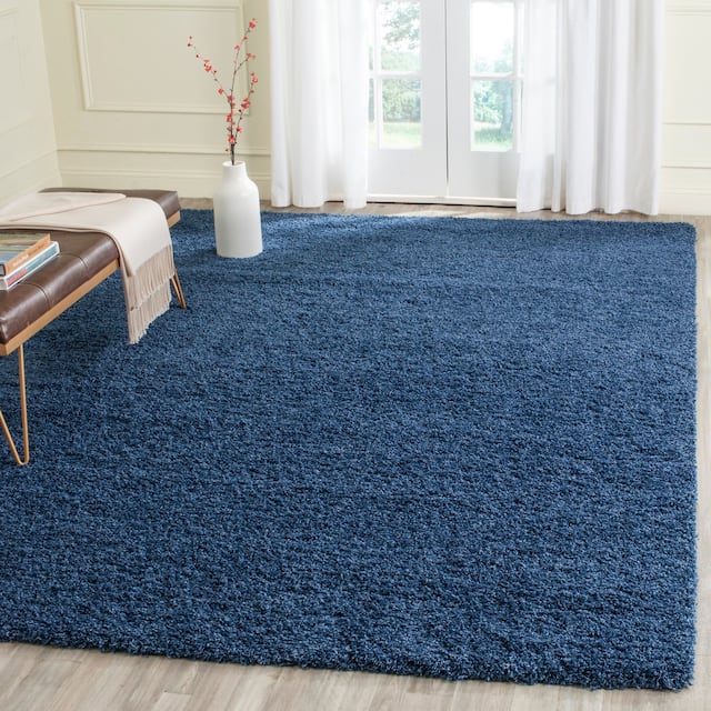 SAFAVIEH Laguna Shag Verdiana Solid Color 2-inch Thick Shag Rug