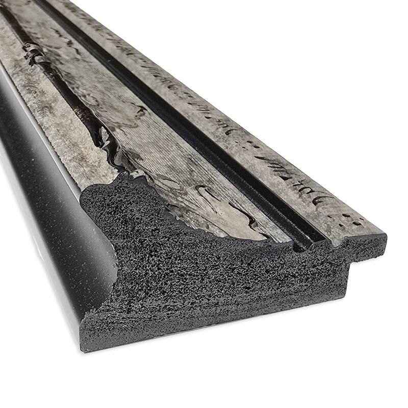 Amanti Art Filigree Gloss Black Framed