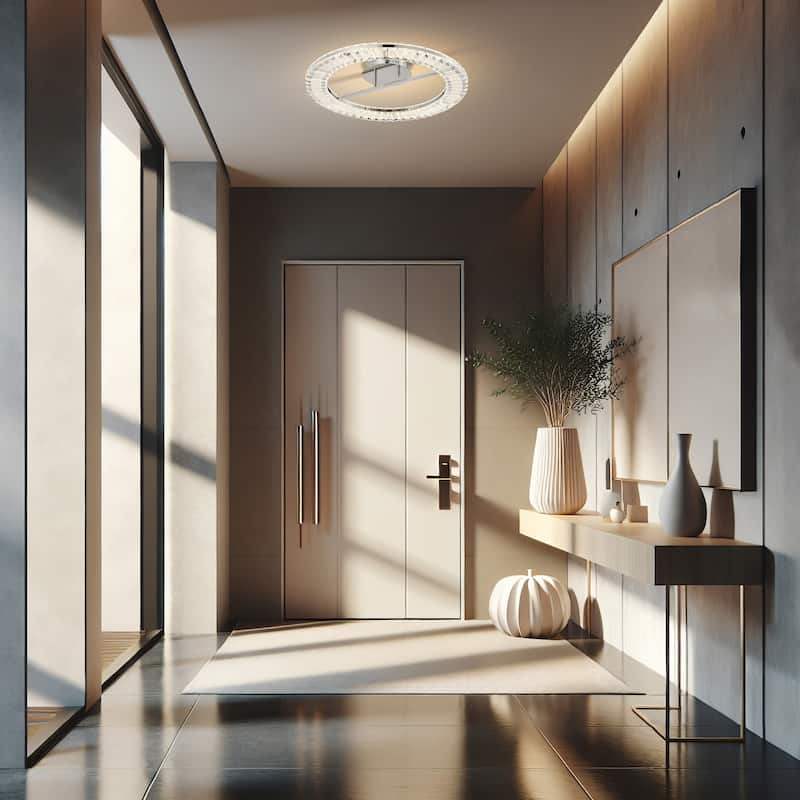 Nuvo Lighting 62/2444 Nova 23" Wide Semi-Flush LED Ceiling Fixture