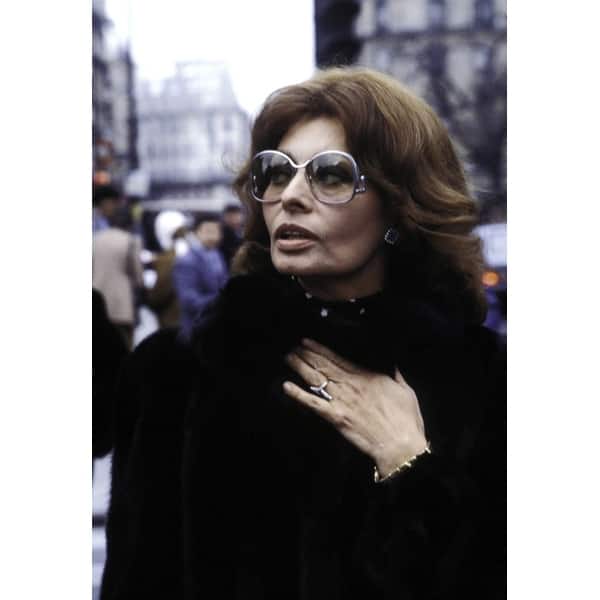 Sophia Loren wearing sunglasses Photo Print - Bed Bath & Beyond - 25383968