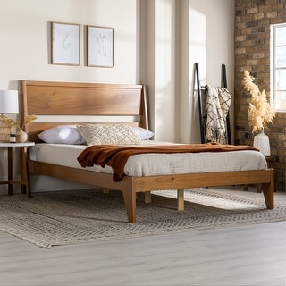 Middlebrook Solid Wood Modern Queen Size Platform Bed