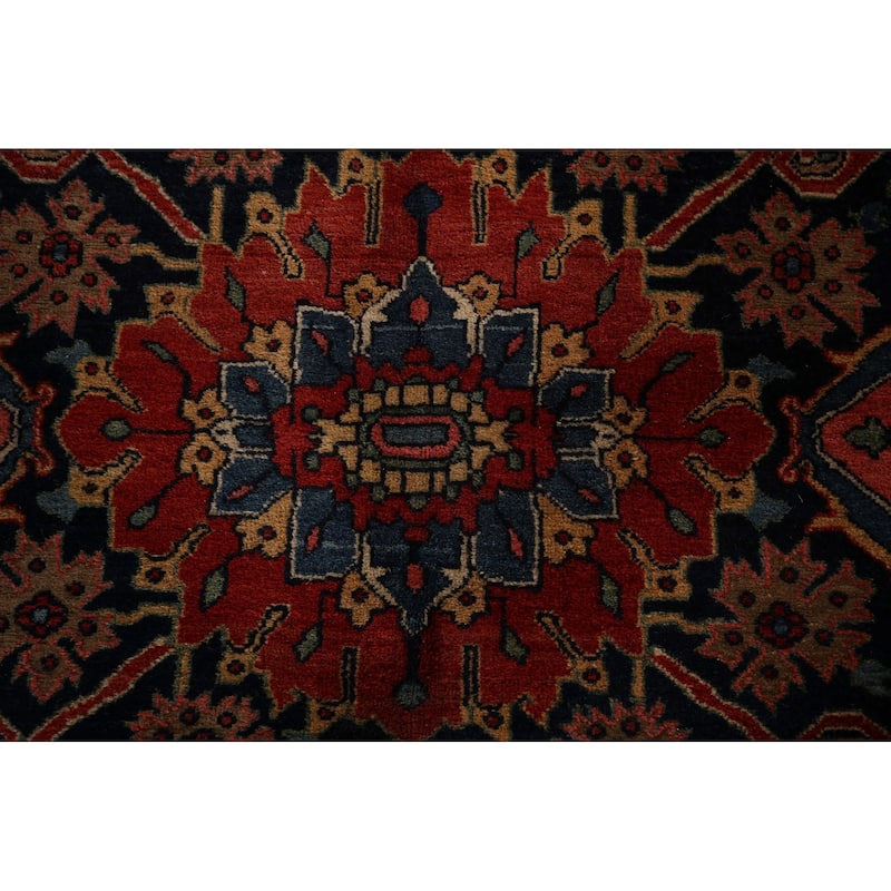 Vegetable Dye Bidjar Antique Persian Large Rug Handmade Wool Carpet - 12'0"x 18'5"