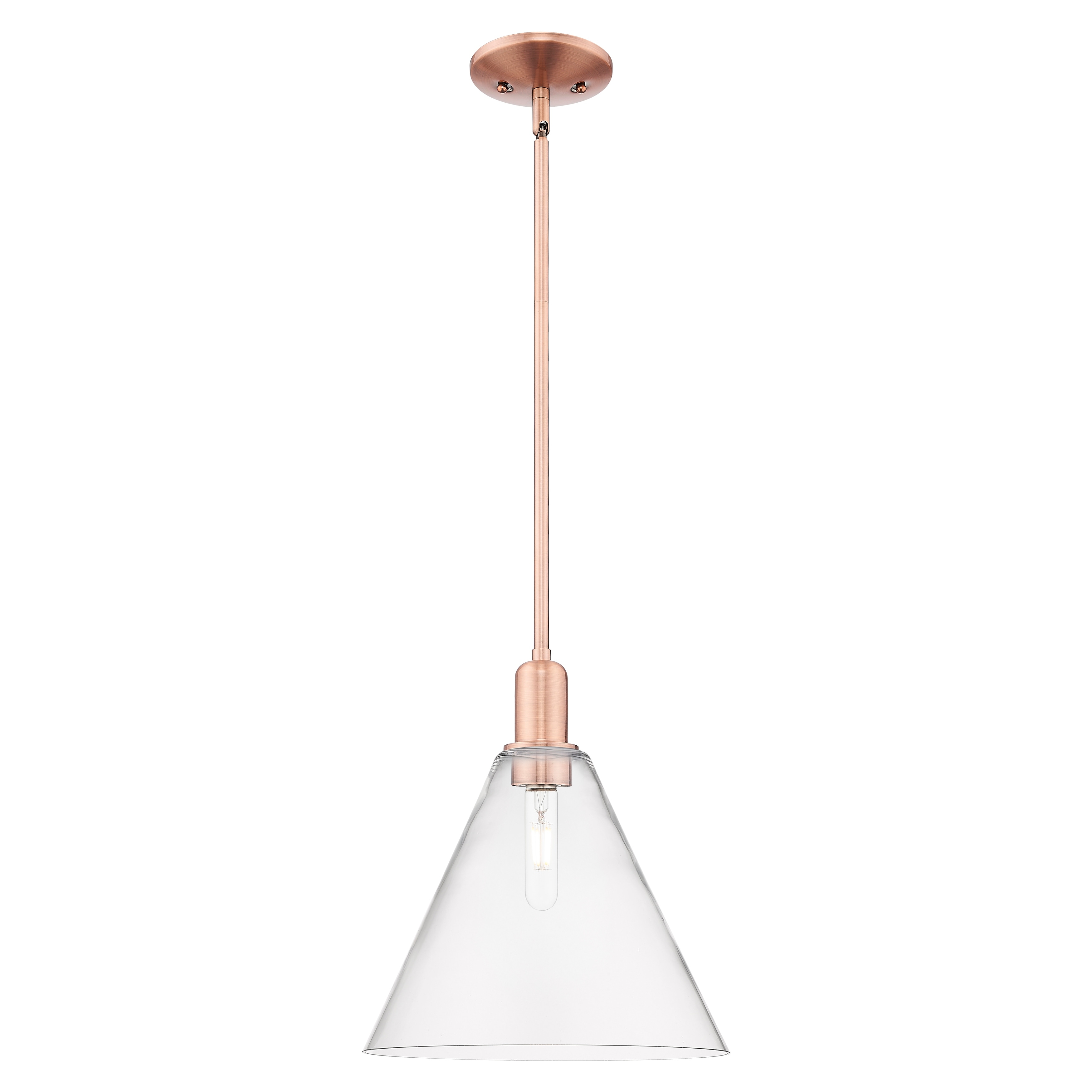 Innovations Lighting Endless Possibilities Arcadia - Berkshire Glass - 1 Light 12" Stem Hung Mini Pendant