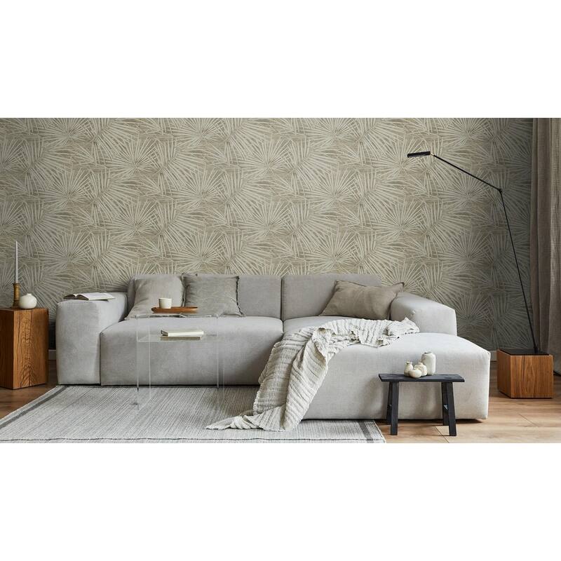 Seabrook Designs Rei Unpasted Wallpaper Mural - 68 in. W x 10 ft. L