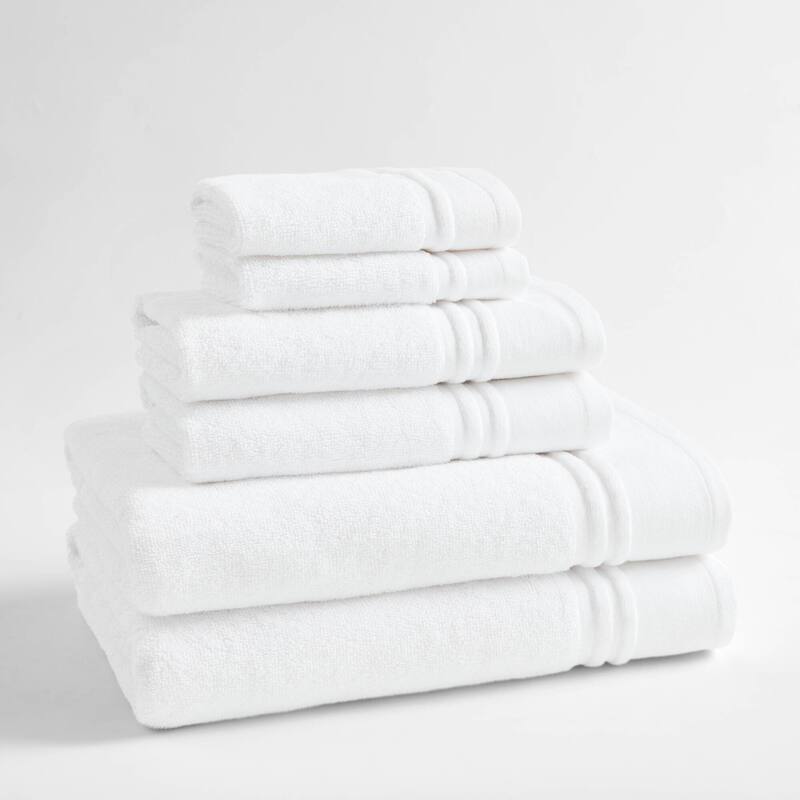 Madison Park Roan Border 6 Piece Towel Set