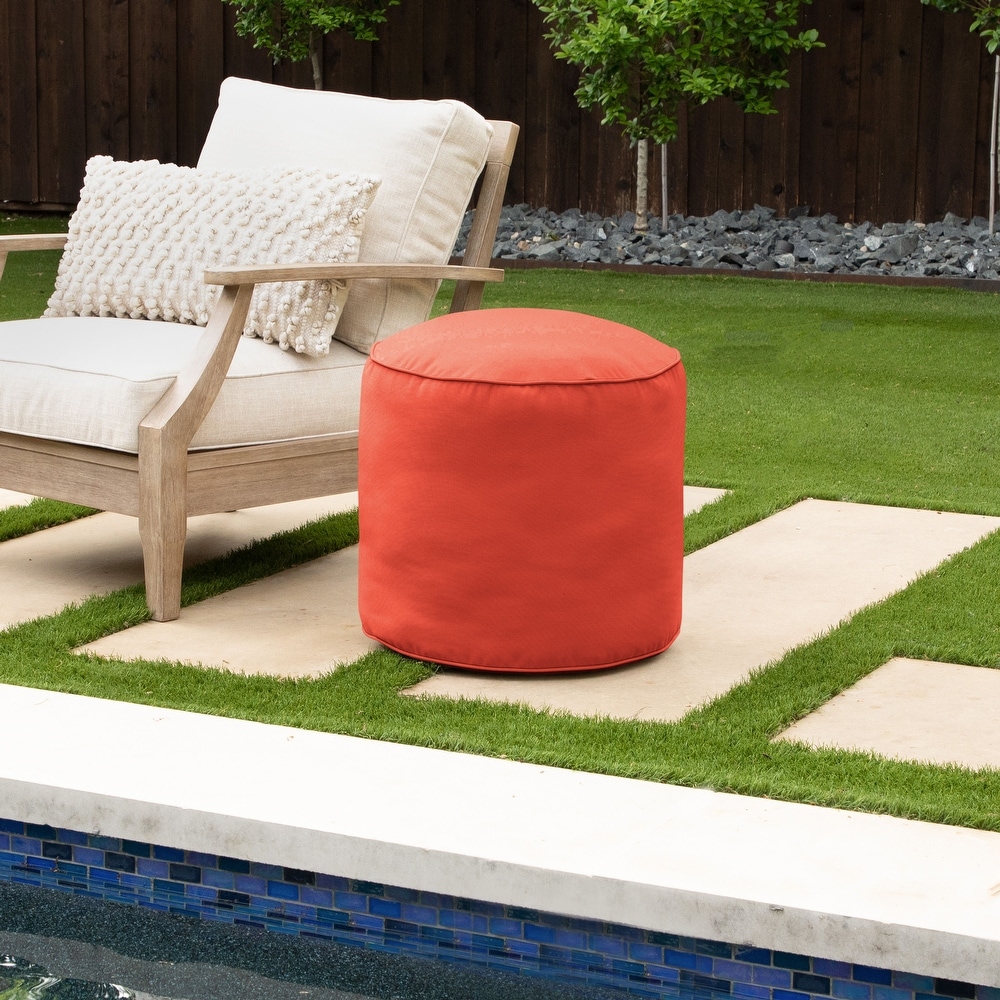 Sunbrella outdoor pouf ottoman top