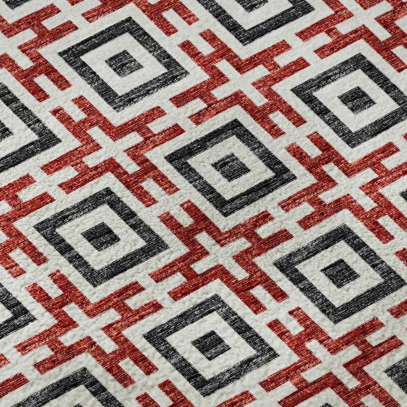 Premium Washable Super Soft Modern Mosaic Mayfield Rug