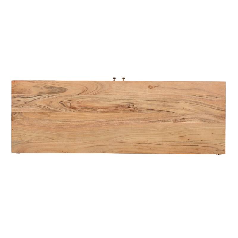 Retro Storage Cabinet TV Stand File Cabinet Coffee Cabinet with Shelves, Buffet Cabinet Cupboard Hallway Cabinet