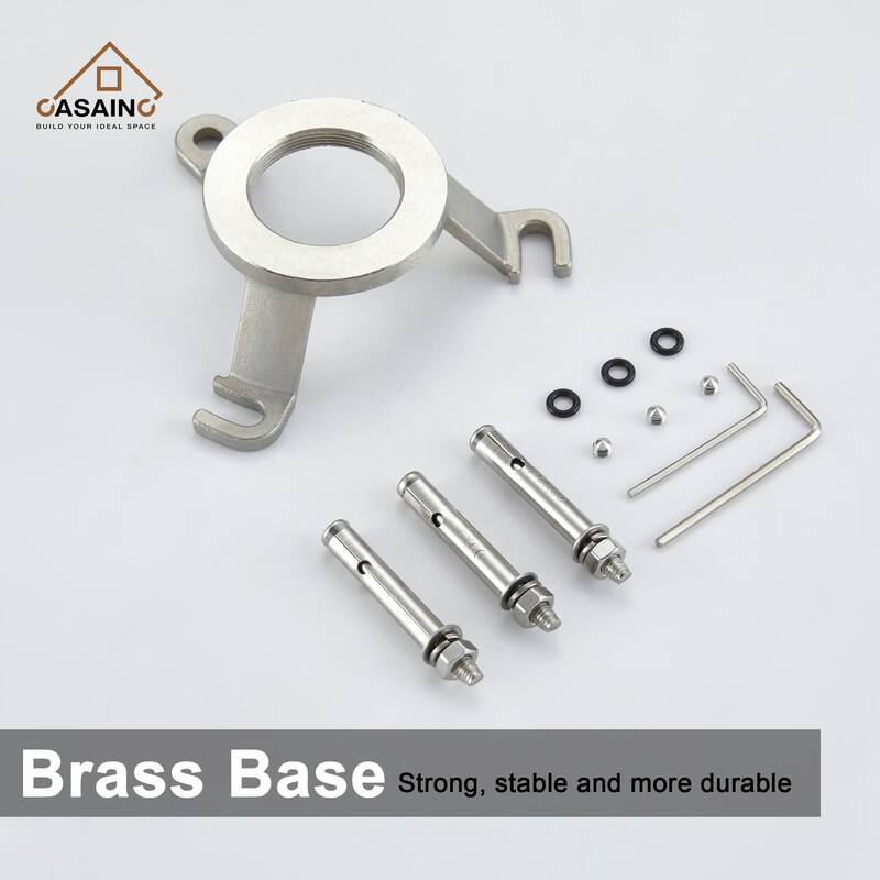Freestanding 2-Handles Bathtub Faucet with Hand Shower