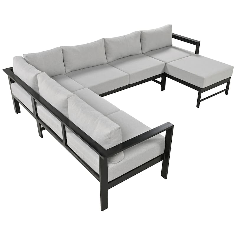 U-shaped Multi-person Outdoor Sofa Set