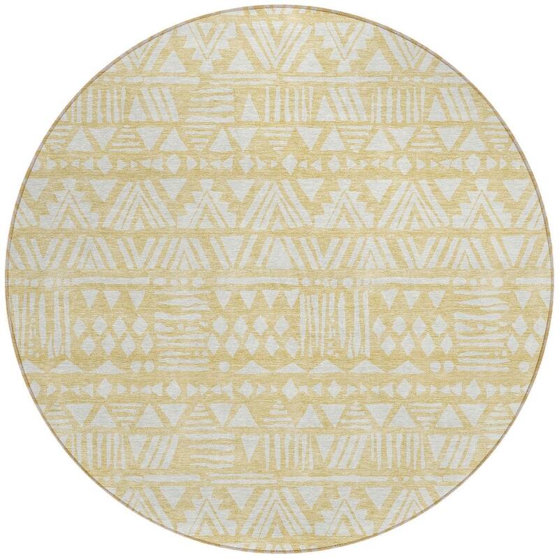 HomeRoots Southwestern Transitional Rectangle Outdoor Rug
