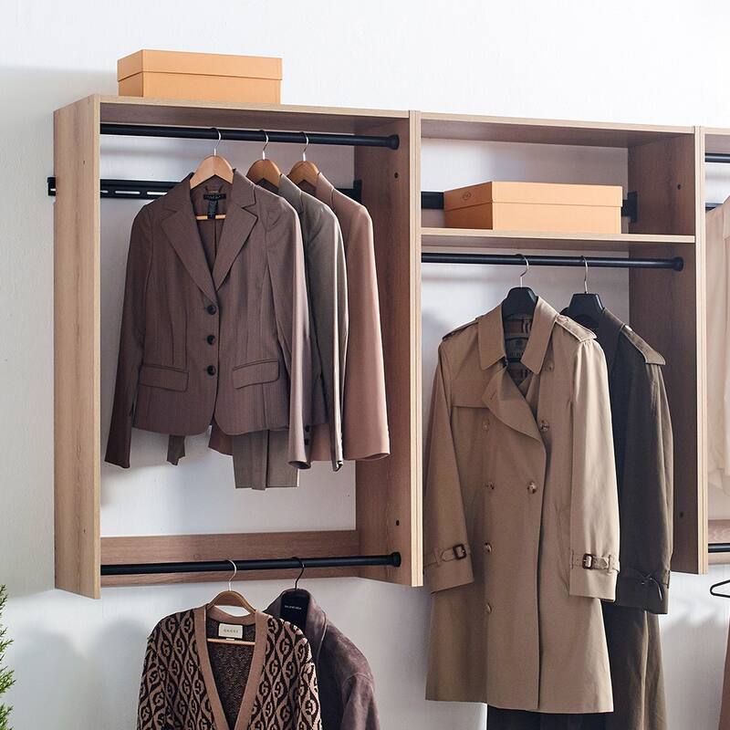 Devi Wall Mounted Wood Closet System