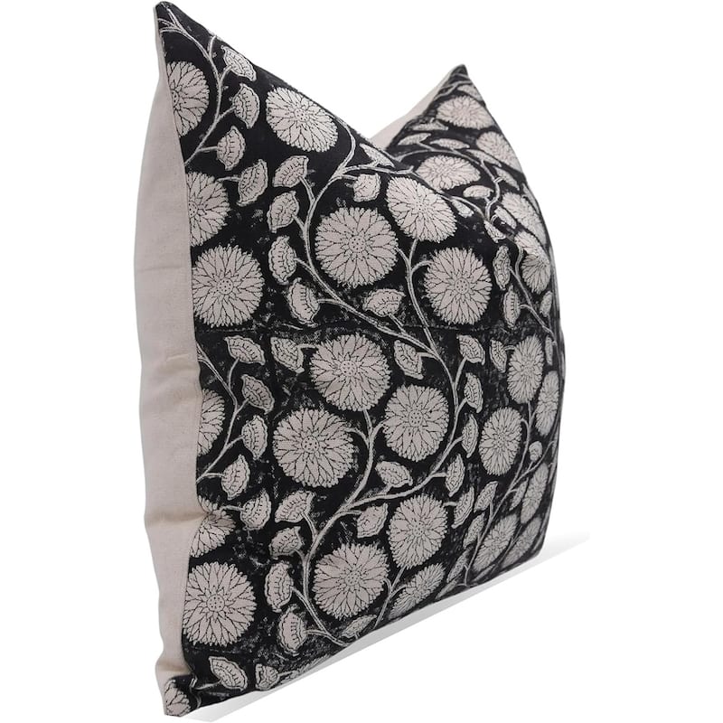 Fabdivine Cotton Indoor Sofa Block print pillow Cover
