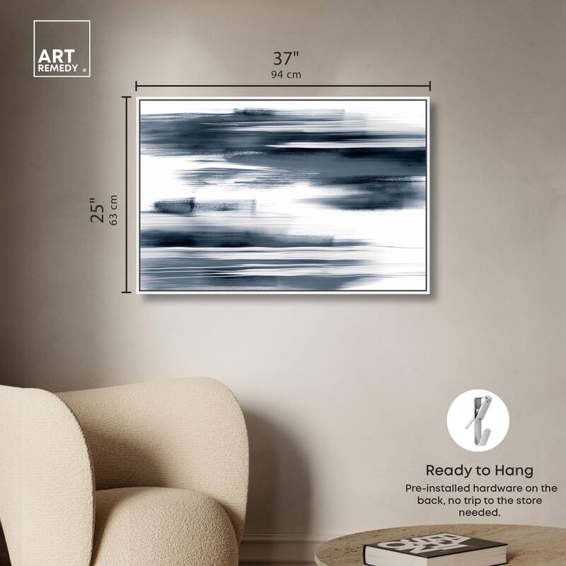 Blue Mirage II Canvas by Art Remedy