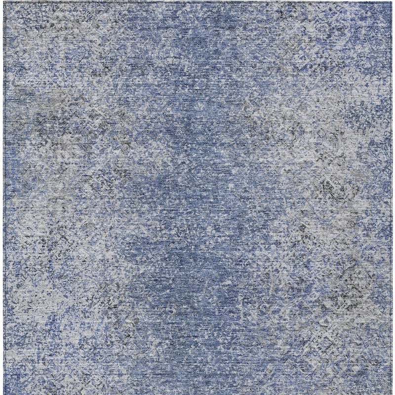 HomeRoots Oriental Transitional Rectangle Outdoor Rug