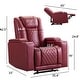 preview thumbnail 12 of 18, Electric Power Theater Recliner Chair with USB Ports and Cup Holders
