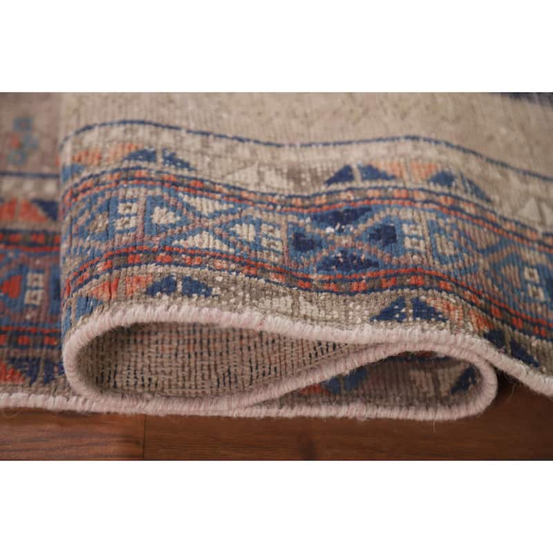 Hand Knotted Oriental 100% Wool Carpet Traditional Tribal Beige & Ivories Sirjan Area Rug - 6' 4'' X 4' 10''