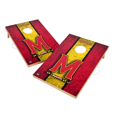 Vintage Maryland Terrapins Regulation 2x4 Cornhole Set
