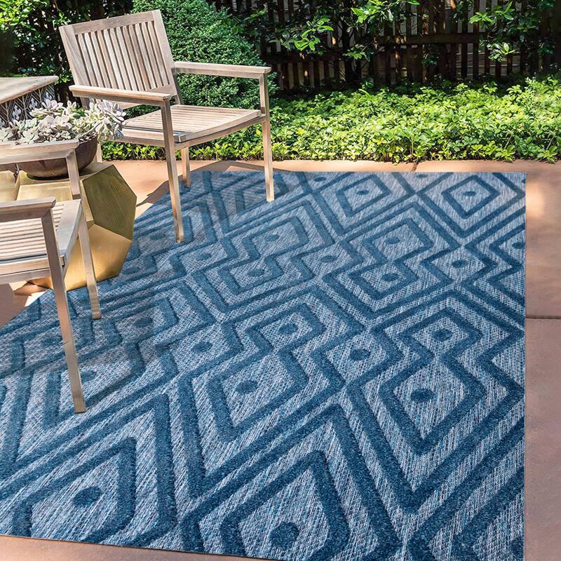 JONATHAN Y Salines Moroccan Diamond Indoor/Outdoor Area Rug