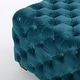 preview thumbnail 15 of 54, Jaymee Modern Glam Button Tufted Velvet Ottoman by Christopher Knight Home