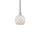 Option Black Antique Brass / White Glass with White Rope