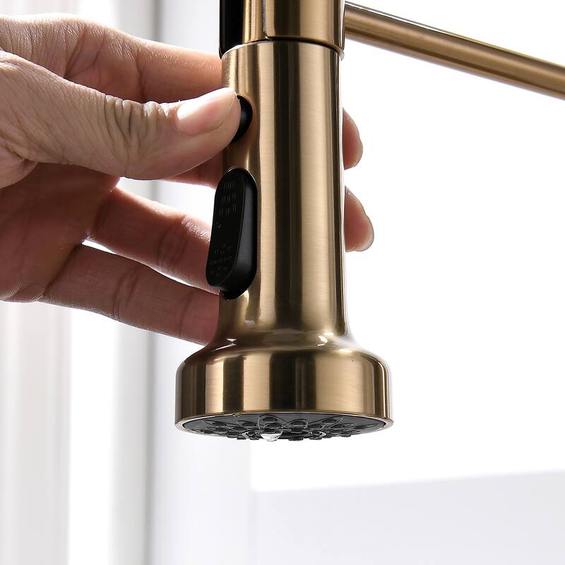 Single Handle Pull Down Kitchen Sink Faucet